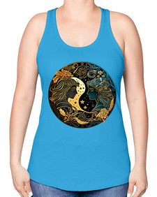 Gemini 216# - gemini -Racerback Tank