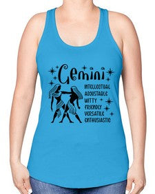 Gemini 217# - gemini -Racerback Tank