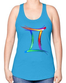 Gemini 222# - gemini -Racerback Tank
