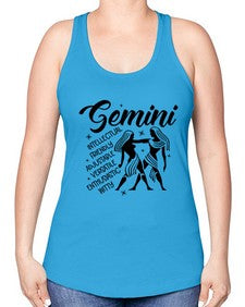 Gemini 223# - gemini -Racerback Tank