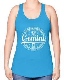 Gemini 226# - gemini -Racerback Tank