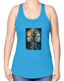 Gemini 56# - gemini -Racerback Tank
