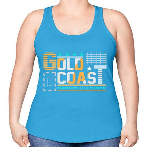 Gold Coast 778# - cities -Racerback Tank