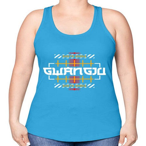 Gwangju 801# - cities -Racerback Tank