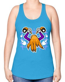 Haunted spy 137# - cartoon general -Racerback Tank