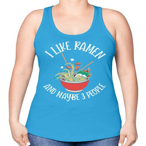 I Like Ramen Japanese Noodles 239# - anime -Racerback Tank