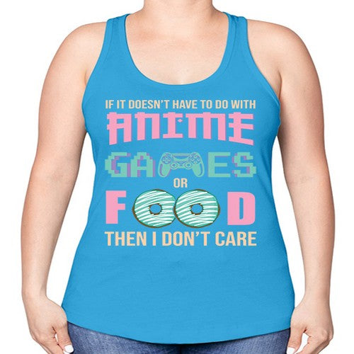 If Its Not Anime Video 247# - anime -Racerback Tank