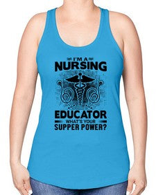 Im a nursing Style 227# - nurse -Racerback Tank
