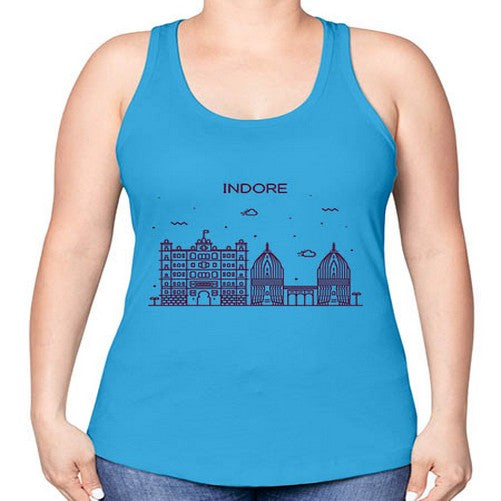 Indore 951# - cities -Racerback Tank