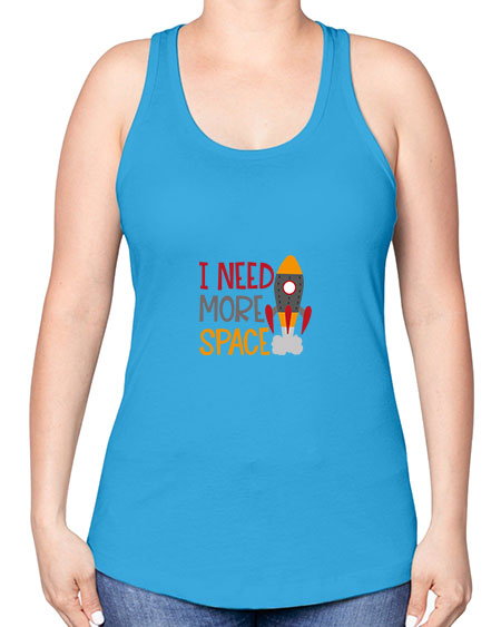 Ineedmorespace 18# - space -Racerback Tank