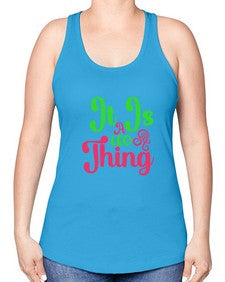 It is a leo thing 255# - leo -Racerback Tank