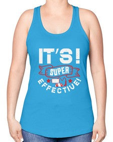 Its super effective 31# - video games -Racerback Tank