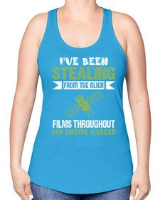 Ive been stealing from the alien 30# - ufo -Racerback Tank
