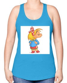 Kid 152# - cartoon general -Racerback Tank