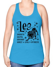 Leo 278# - leo -Racerback Tank
