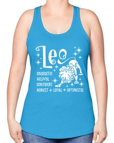 Leo 281# - leo -Racerback Tank
