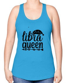 Libra queen 326# - libra -Racerback Tank