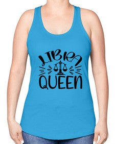 Libra queen 328# - libra -Racerback Tank