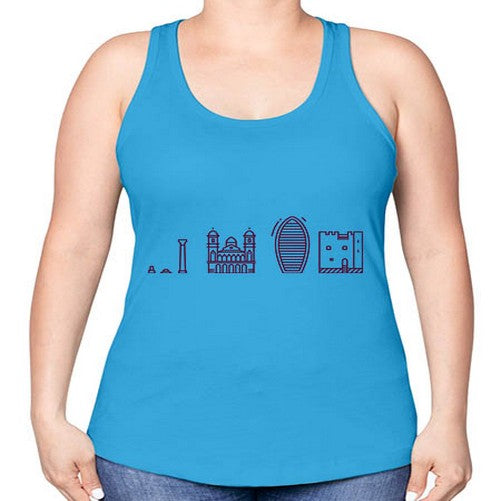 Limassol 1142# - cities -Racerback Tank