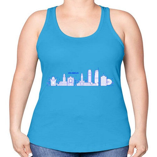 Los Angeles 1163# - cities -Racerback Tank
