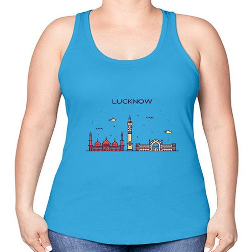 Lucknow 1186# - cities -Racerback Tank