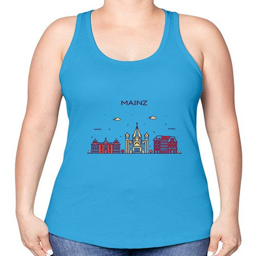 Mainz 1215# - cities -Racerback Tank