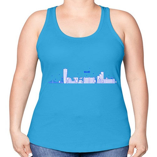 Malmo 1221# - cities -Racerback Tank
