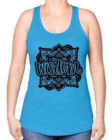 Mandala Wisdom 765# - mandala -Racerback Tank
