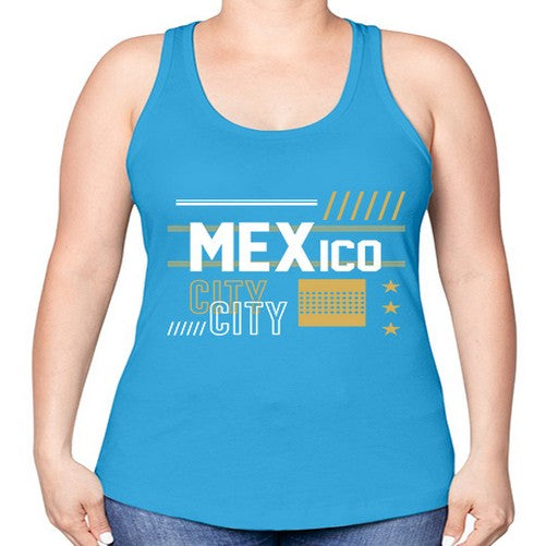 Mexico City 1275# - cities -Racerback Tank