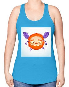 Monster 180# - cartoon general -Racerback Tank