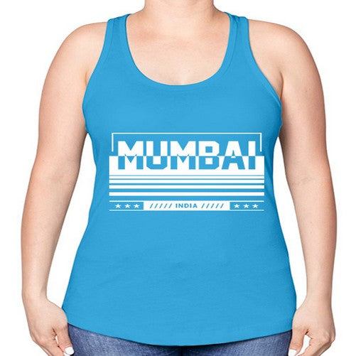 Mumbai 1383# - cities -Racerback Tank