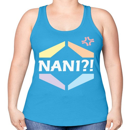 Nani What Funny Japanese Anime 270# - anime -Racerback Tank