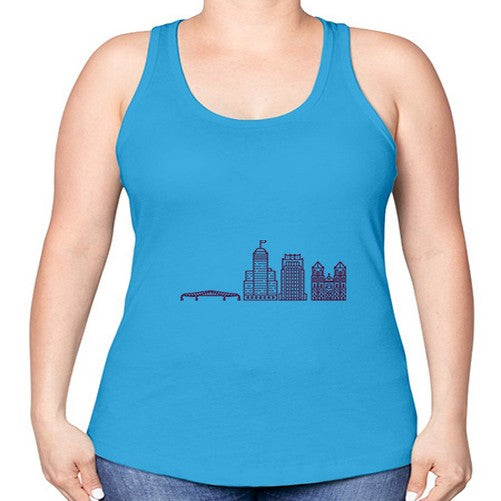 NewarkNJ 1485# - cities -Racerback Tank