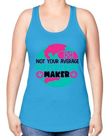 Not Your Averange Difference Maker Style Style 1139# - nurse -Racerback Tank