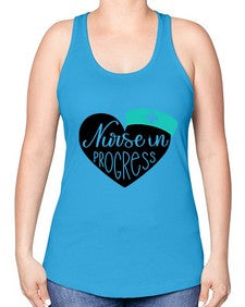 Nurse In Progress Style Style 1162# - nurse -Racerback Tank