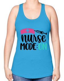 Nurse Mode ON Style Style 1181# - nurse -Racerback Tank