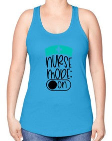 Nurse Mode On Style Style 1182# - nurse -Racerback Tank