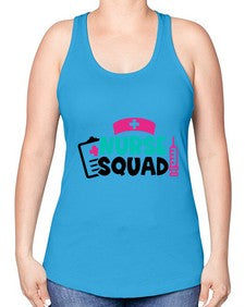 Nurse Squad Style Style 1192# - nurse -Racerback Tank