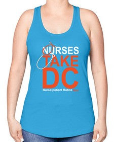 Nurse Take DC Style 1199# - nurse -Racerback Tank