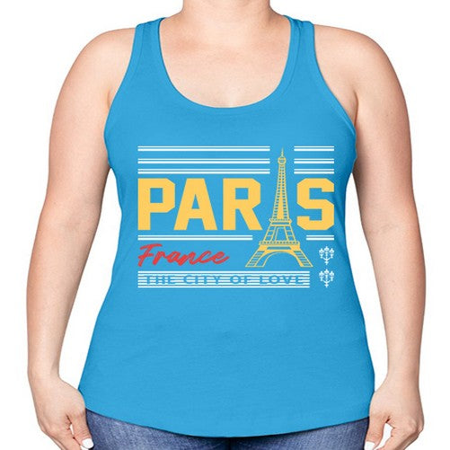 Paris 1579# - cities -Racerback Tank