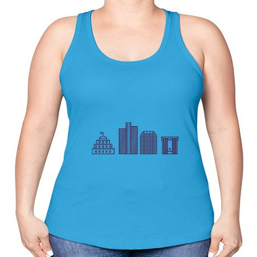 Phoenix 1613# - cities -Racerback Tank