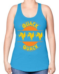 Quack Quack Style 21# - ducks -Racerback Tank