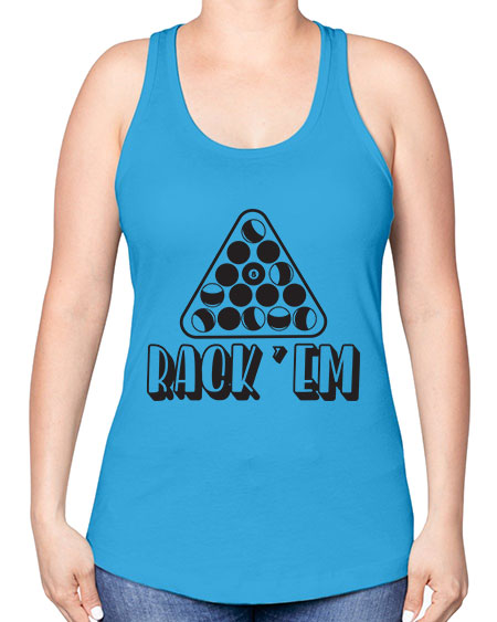 Rack em 558# - billards -Racerback Tank