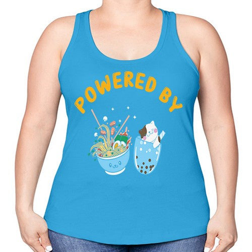 Ramen Bubble Tea Japanese Noodles Anime 278# - anime -Racerback Tank