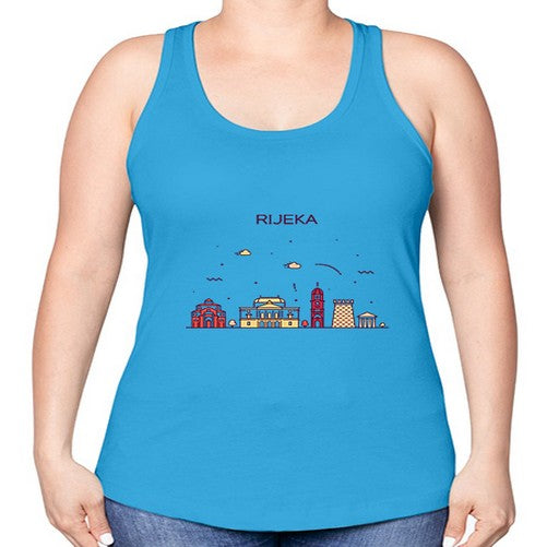 Rijeka 1732# - cities -Racerback Tank