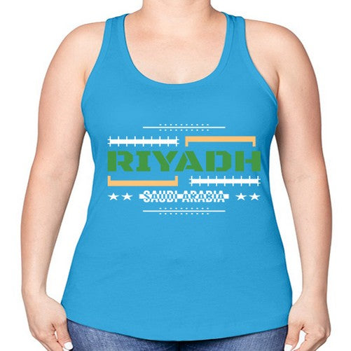 Riyadh 1741# - cities -Racerback Tank