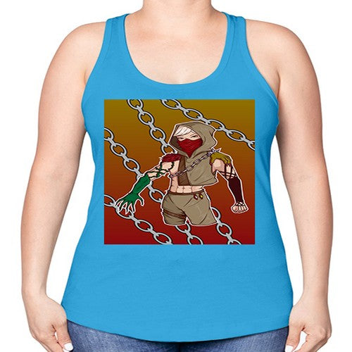 Rose and demon 75# - anime -Racerback Tank