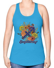 Sagittarius 130# - sagittarius -Racerback Tank