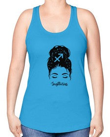 Sagittarius Woman - sagittarius -Racerback Tank