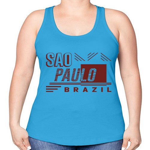 Sao Paulo 1798# - cities -Racerback Tank
